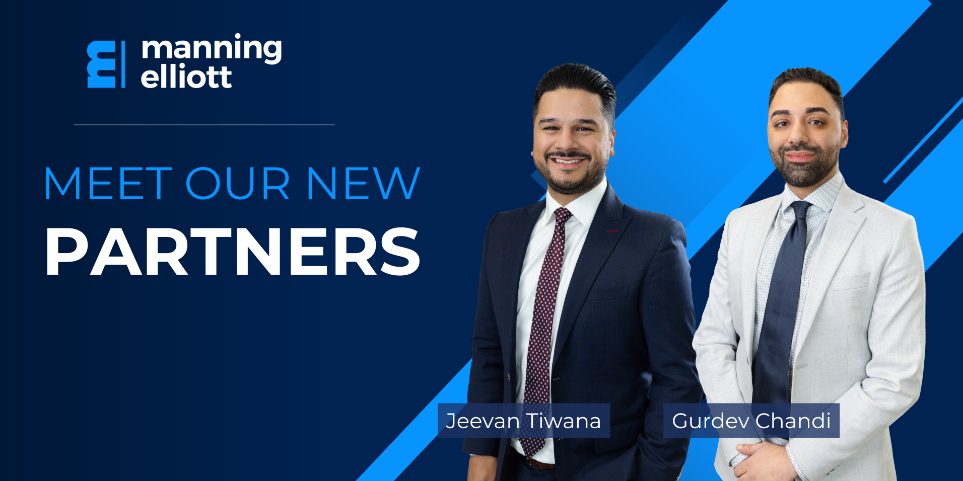 Welcome Jeevan Tiwana and Gurdev Chandi to the Partnership